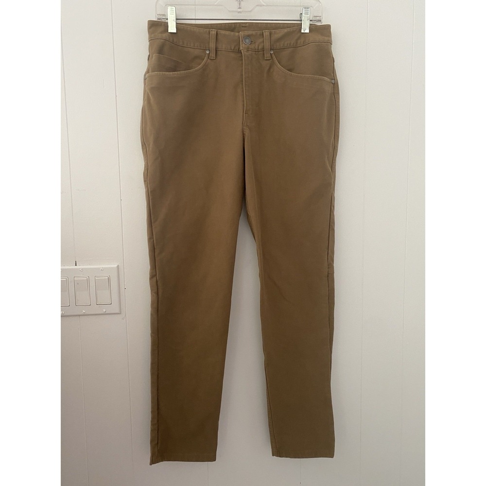 Lululemon‎ ABC Pants 30 Men's Utilitech 5 Pocket Khaki Brown Workwear Stretch